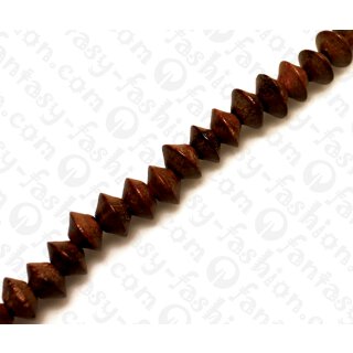 Wood beads Saucer Bayong 7x10mm / 57pcs.