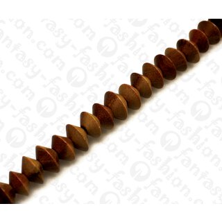 Wood beads Saucer Bayong 7x12mm / 57pcs.