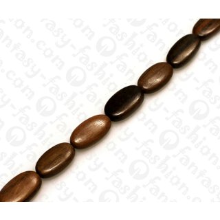 Holz Komponenten Oval Tiger Kamagong 15mm / 26pcs.