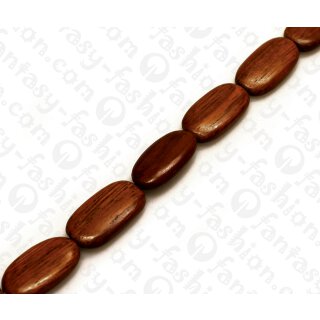 Wood beads Oval Bayong 25mm / 16pcs.