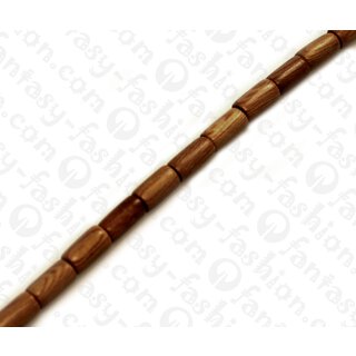 Wood beads Tube RoseWood beads 10x5mm / 40pcs.