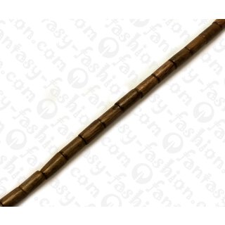 Wood beads Tube GreyWood beads 10x5mm / 40pcs.