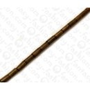 Wood beads Tube GreyWood beads 10x5mm / 40pcs.