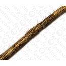 Wood beads Tube PalmWood beads 25x10mm / 16pcs.