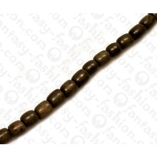Wood beads Tube GreyWood beads 9mm / 44pcs.