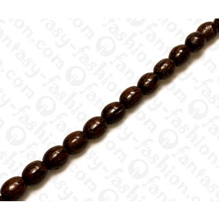 Wood beads Oval Patikan 10x8mm / 40pcs.