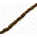 Wood beads Rounded Teardrop GreyWood beads 13x5mm / 30pcs.