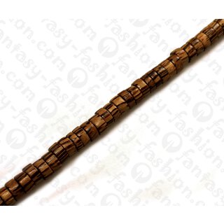 Wood beads Puccalit PalmWood beads 4x8mm / 100pcs.