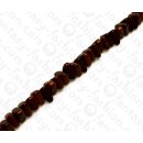Wood beads Nuggets Bayong 5x12mm / 80pcs.