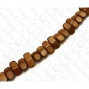 Wood beads Slanted Cut GreyWood beads 8x16mm / 50pcs.