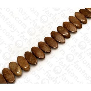 Wood beads Slanted Cut Bayong 9x20mm / 44pcs.