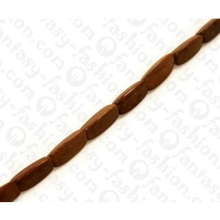 Holz Komponenten Three Sided Oval Mahogany 12x5mm / 33pcs.