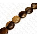 Wood beads Ufo Robles 28mm / 14pcs.