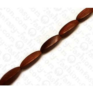 Wood beads Twisted Bayong 30x10mm / 13pcs.