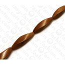 Wood beads Twisted RoseWood beads 55mm / 7pcs.