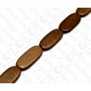 Holz Komponenten Flat Oval Robles ca. 35x15x5mm / 11pcs.