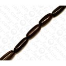 Wood beads Tube with Striations Tiger Kamagong ca....