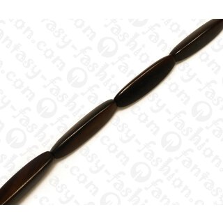 Holz Komponenten Three Sided Tube Black Kamagong ca. 40x10mm / 10pcs.