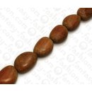 Wood beads Irregular Teardrop Sebucao ca. 35mm / 11pcs.