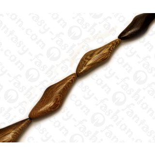 Wood beads Dented Robles ca. 50mm / 8pcs.