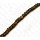 Wood beads Dice GreyWood beads ca. 6mm / 66pcs.