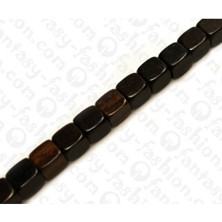 Wood beads Dice Tiger Kamagong ca. 10mm / 40pcs.