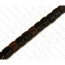Wood beads Dice Tiger Kamagong ca. 10mm / 40pcs.