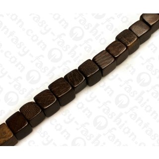 Wood beads Dice Robles ca. 11mm / 36pcs.