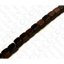 Wood beads Dice Tiger Kamagong ca. 12mm / 33pcs.