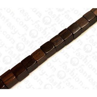 Wood beads Dice Tiger Kamagong ca. 15mm / 26pcs.