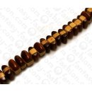 Wood beads Nuggets Robles and WhiteWood beads ca. 8x15mm...