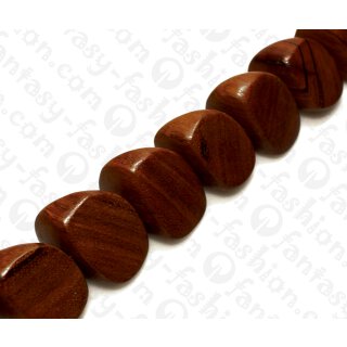 Wood beads Nuggets Bayong ca. 28mm / 14pcs.