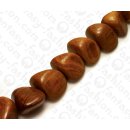 Wood beads Nuggets Sebucao ca. 28mm / 14pcs.