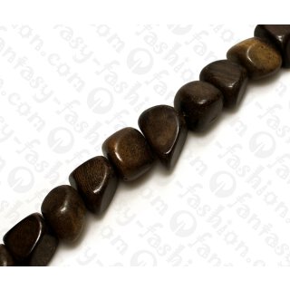 Wood beads Nuggets Robles ca. 18mm / 22pcs.