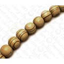 Wood beads Rond Beads WhiteWood beads and Robles ca. 15mm...