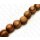 Wood beads Round Beads WhiteWood beads and Bayong ca. 19mm / 21pcs..