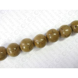 Resin ball beads laminated coconut leaf ca.25mm