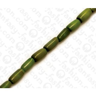 Seed Tube Buri Green ca. 11x6mm / 36pcs.