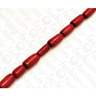 Seed Tube Buri Red ca. 11x6mm / 36pcs.