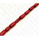 Seed Tube Buri Red ca. 11x6mm / 36pcs.