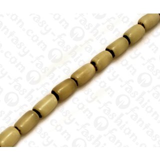 Seed Tube Buri White ca 11x6mm / 36pcs.