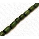 Seed Tube Buri Green ca. 13x8mm / 30pcs.