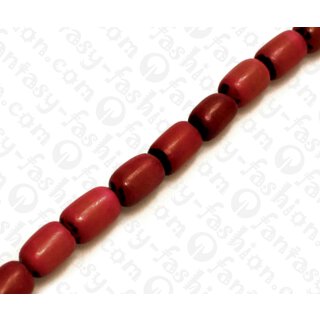Seed Tube Buri Red ca. 13x8mm / 30pcs.