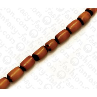 Seed Tube Buri Light Orange ca. 13x8mm / 30pcs.