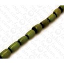 Seed Tube Buri Light Green ca. 13x8mm / 30pcs.