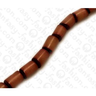 Seed Tube Buri Orange ca. 13x8mm / 30pcs.