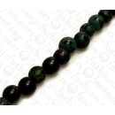 Seed Round Beads Tiger Buri Turq. Green ca. 10-12mm / 40pcs.