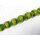 Resin ball beads lamin. cord yellow-green ca.25mm