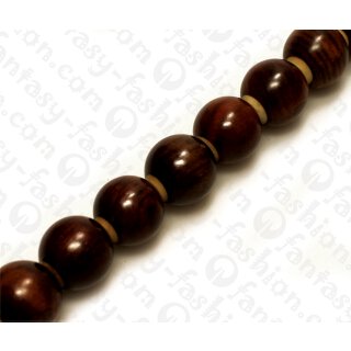 Samen Round Beads Tibetan ca. 18mm / 22pcs.