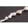 Natural Freshwater Pearl Beads white / Baroque / 30x20mm.